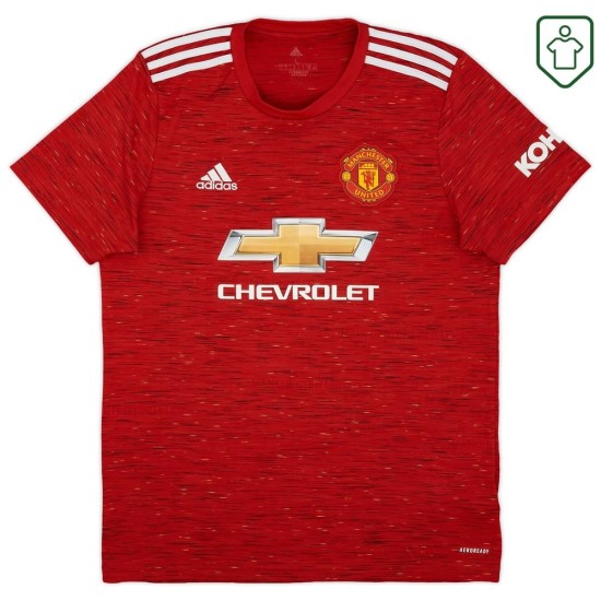 Camiseta retro local hombre Manchester United 2020/21 B. Fernandes #18