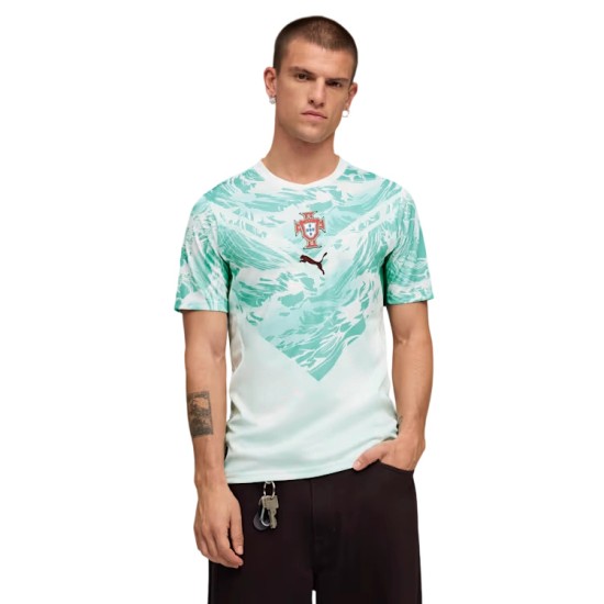 Camiseta Mundial 2026 Visitante Portugal Mujer Camiseta Mundial 2026 Visitante Portugal Mujer