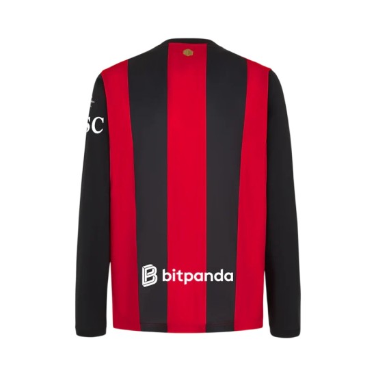 Camiseta de manga larga de local Milan 2026/27 para hombre Camiseta de manga larga de local Milan 2026/27 para hombre