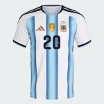 Camiseta Oficial Local Argentina 2026 Mujer MAC ALLISTER #20 Camiseta Oficial Local Argentina 2026 Mujer MAC ALLISTER #20