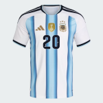 Camiseta Oficial Local Argentina 2026 Hombre MAC ALLISTER #20 Camiseta Oficial Local Argentina 2026 Hombre MAC ALLISTER #20