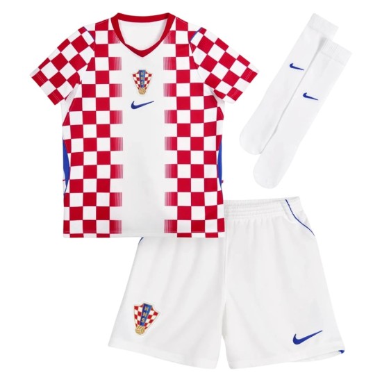 Conjunto infantil Croacia 2026 Copa del Mundo local Conjunto infantil Croacia 2026 Copa del Mundo local