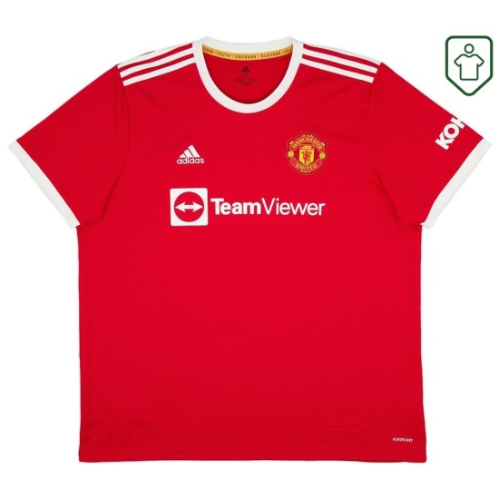 Camiseta retro local hombre Manchester United 2021/22 B. Fernandes #18