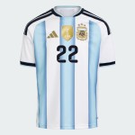 Camiseta Oficial Local Argentina 2026 Mujer L. MARTÍNEZ #22 Camiseta Oficial Local Argentina 2026 Mujer L. MARTÍNEZ #22