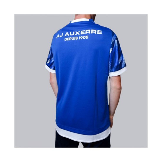 Camiseta de calentamiento tercera AJ Auxerre 2025/26 hombre - Azul Camiseta de calentamiento tercera AJ Auxerre 2025/26 hombre - Azul