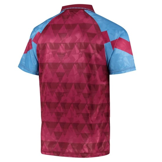 Camiseta Retro Aston Villa 1990 - Roja Hombre