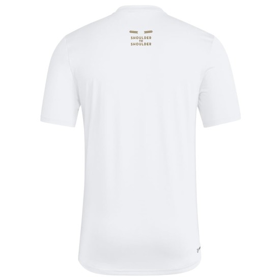 Camiseta Hook AEROREADY Tercera Mujer Los Angeles FC 2025 - Blanca Camiseta Hook AEROREADY Tercera Mujer Los Angeles FC 2025 - Blanca