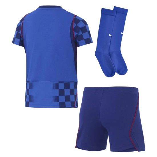 Conjunto infantil Croacia 2026 Copa del Mundo visitante Conjunto infantil Croacia 2026 Copa del Mundo visitante