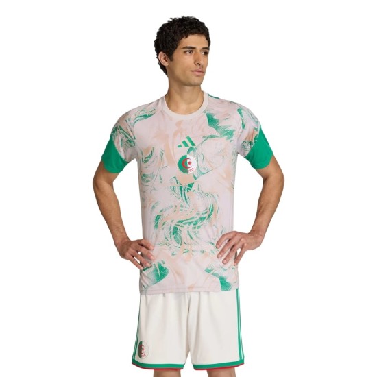 Camiseta infantil Argelia 2026 Copa del Mundo visitante pre partido Camiseta infantil Argelia 2026 Copa del Mundo visitante pre partido