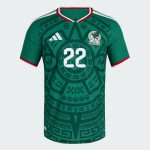 Camiseta Oficial Local México 2026 Niño H. LOZANO #22