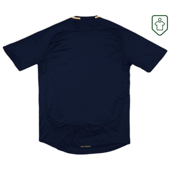 Hombre Camiseta retro visitante Real Madrid 2007/08 Negra Hombre Camiseta retro visitante Real Madrid 2007/08 Negra