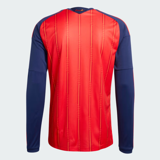 Camiseta de manga larga local de la Copa del Mundo 2026 de España para mujer