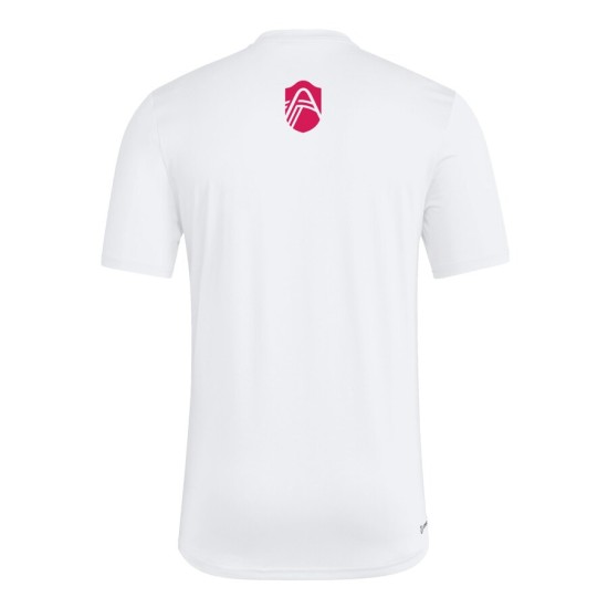 Camiseta Tercera Hook AEROREADY 2025 del St. Louis City SC para Hombre - Blanca Camiseta Tercera Hook AEROREADY 2025 del St. Louis City SC para Hombre - Blanca