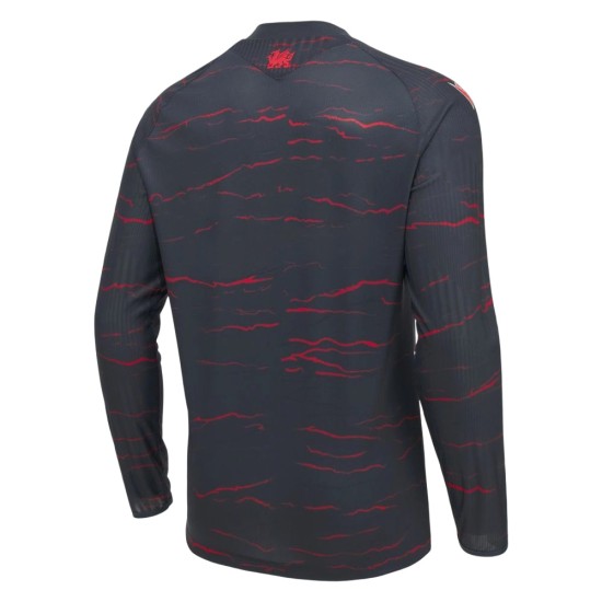 Camiseta de Manga Larga de Visitante del Wrexham AFC 2026/27 para Niño Camiseta de Manga Larga de Visitante del Wrexham AFC 2026/27 para Niño
