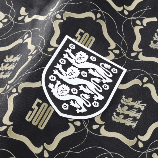 Camiseta Pre-Partido 500 Aniversario England Lionesses Niño – Negro Camiseta Pre-Partido 500 Aniversario England Lionesses Niño – Negro