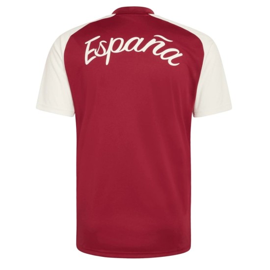 Camiseta Prepartido Visitante Mundial España 2026 Hombre