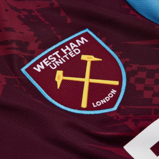 Camiseta de Local Sin Patrocinador West Ham United 2026/27 para Mujer Camiseta de Local Sin Patrocinador West Ham United 2026/27 para Mujer