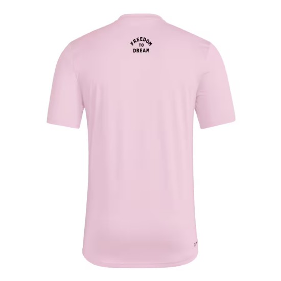 Camiseta Hook AEROREADY Tercera Infantil Inter Miami CF 2025 - Rosa Camiseta Hook AEROREADY Tercera Infantil Inter Miami CF 2025 - Rosa