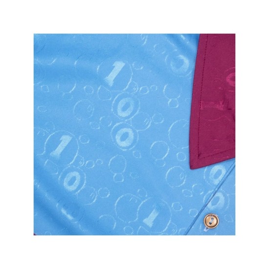 Camiseta retro visitante aniversario hombre West Ham United 1995 azul celeste Camiseta retro visitante aniversario hombre West Ham United 1995 azul celeste