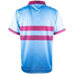 Camiseta retro visitante aniversario hombre West Ham United 1995 azul celeste Camiseta retro visitante aniversario hombre West Ham United 1995 azul celeste