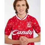 Camiseta Retro de Casa Candy 1989/91 Liverpool Infantil
