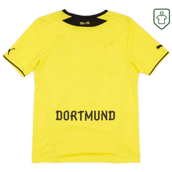 Camiseta retro BVB Borussia Dortmund 2013/14 local para hombre