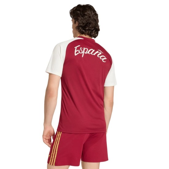 Camiseta Prepartido Visitante Mundial España 2026 Hombre