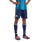 Shorts de visitante Colombia 2026 Copa del Mundo niño