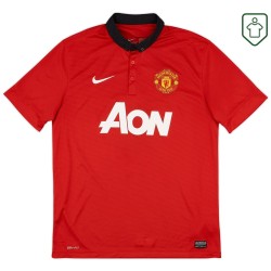 Camiseta retro local hombre Manchester United 2013/14 Mata #8 Camiseta retro local hombre Manchester United 2013/14 Mata #8
