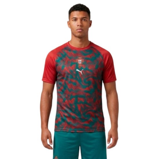 Remera pre partido tercera Portugal 2026 rojo hombre