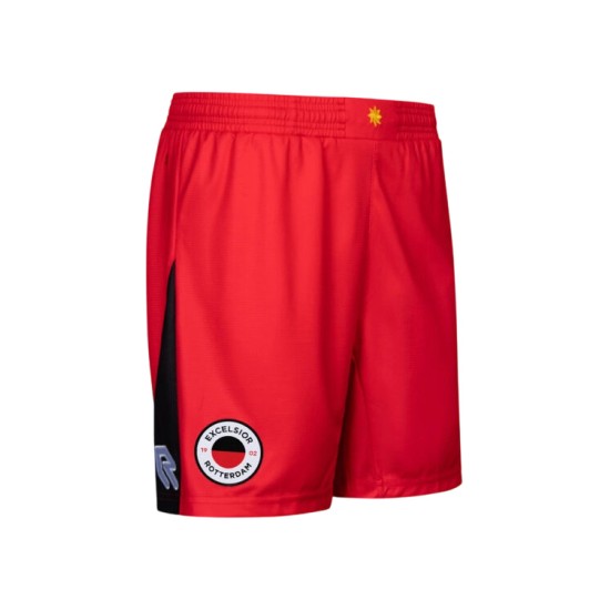Pantalones Cortos de Local Excelsior Rotterdam 2026/27 - Rojos para Niño Pantalones Cortos de Local Excelsior Rotterdam 2026/27 - Rojos para Niño