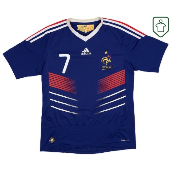 Camiseta retro local Francia 2009/10 para hombre Ribery #7