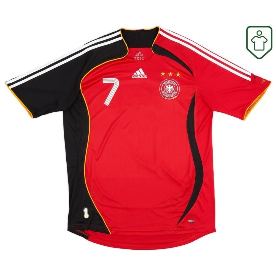 Camiseta retro visitante Alemania 2005/07 para hombre Schweinsteiger #7 Camiseta retro visitante Alemania 2005/07 para hombre Schweinsteiger #7