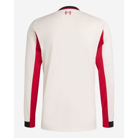 Camiseta Visitante Manga Larga Liverpool Hombre 2025/26 Camiseta Visitante Manga Larga Liverpool Hombre 2025/26