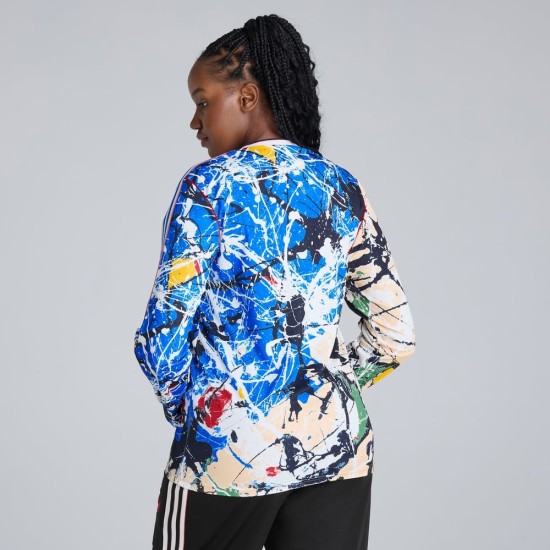 Camiseta de manga larga Stone Roses Manchester United 2025/26 para mujer Camiseta de manga larga Stone Roses Manchester United 2025/26 para mujer