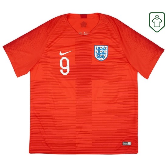 Camiseta retro visitante Inglaterra 2018/19 para hombre Kane #9