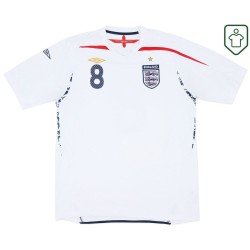 Camiseta retro local Inglaterra 2007/09 para hombre Lampard #8 Camiseta retro local Inglaterra 2007/09 para hombre Lampard #8