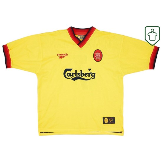 Camiseta retro visitante hombre Liverpool 1997/98 McManaman #7 Camiseta retro visitante hombre Liverpool 1997/98 McManaman #7