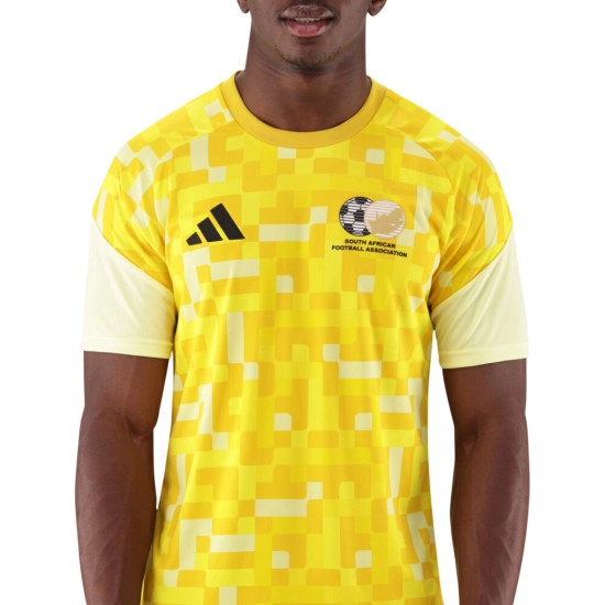 Camiseta infantil Sudáfrica 2026 Copa del Mundo local pre partido Camiseta infantil Sudáfrica 2026 Copa del Mundo local pre partido
