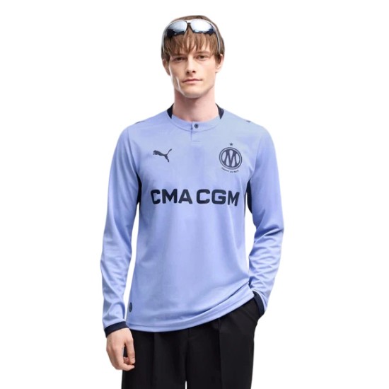 Camiseta de manga larga de la tercera equipación del Olympique de Marsella 2026/27 para hombre Camiseta de manga larga de la tercera equipación del Olympique de Marsella 2026/27 para hombre