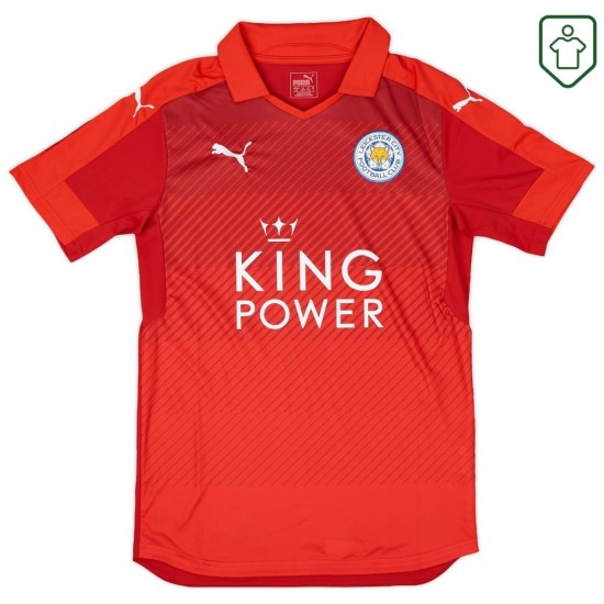 Camiseta retro Leicester City 2016/17 visitante para hombre Vardy #9 Camiseta retro Leicester City 2016/17 visitante para hombre Vardy #9