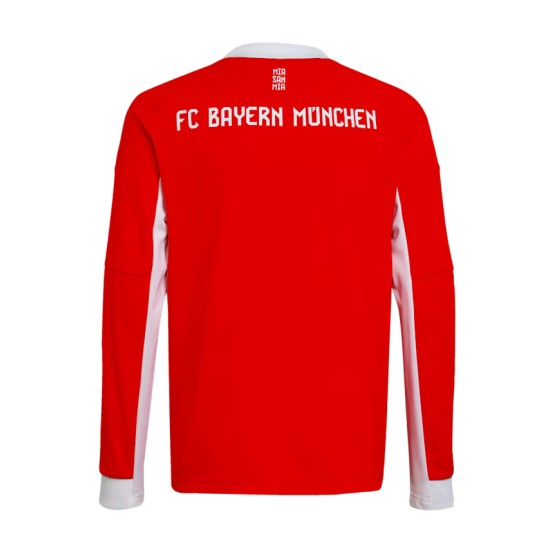 Camiseta local de manga larga niño Bayern Múnich 2025/26 Camiseta local de manga larga niño Bayern Múnich 2025/26