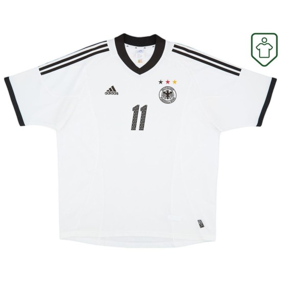 Camiseta retro local Alemania 2002/04 para hombre Klose #11 Camiseta retro local Alemania 2002/04 para hombre Klose #11