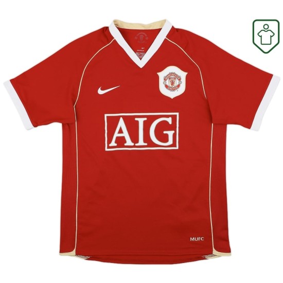 Camiseta retro local hombre Manchester United 2006/07 Rooney #8
