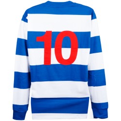 Camiseta Retro Manga Larga Local 1975/76 de Queens Park Rangers de Hombre #10 Camiseta Retro Manga Larga Local 1975/76 de Queens Park Rangers de Hombre #10