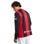 Camiseta de manga larga de local Milan 2026/27 para hombre Camiseta de manga larga de local Milan 2026/27 para hombre