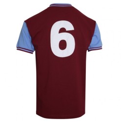 Camiseta Retro Local West Ham United 1966 #6 Hombre Camiseta Retro Local West Ham United 1966 #6 Hombre