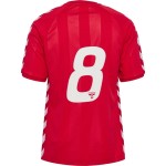 Camiseta retro icónica Dinamarca 1983 #8 Niño