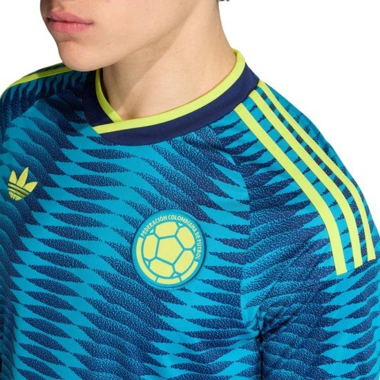 Camiseta manga larga visitante Colombia 2026 Copa del Mundo mujer Camiseta manga larga visitante Colombia 2026 Copa del Mundo mujer