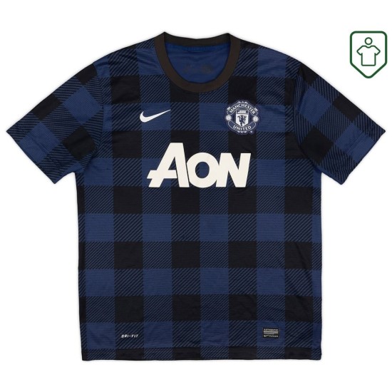 Camiseta retro visitante hombre Manchester United 2013/14 Vidic #15